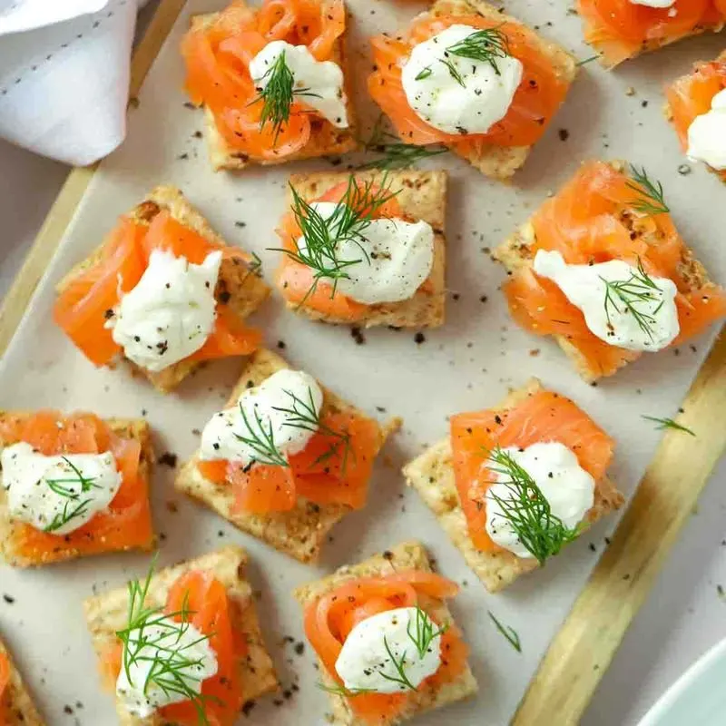 Smoked Salmon Canapés