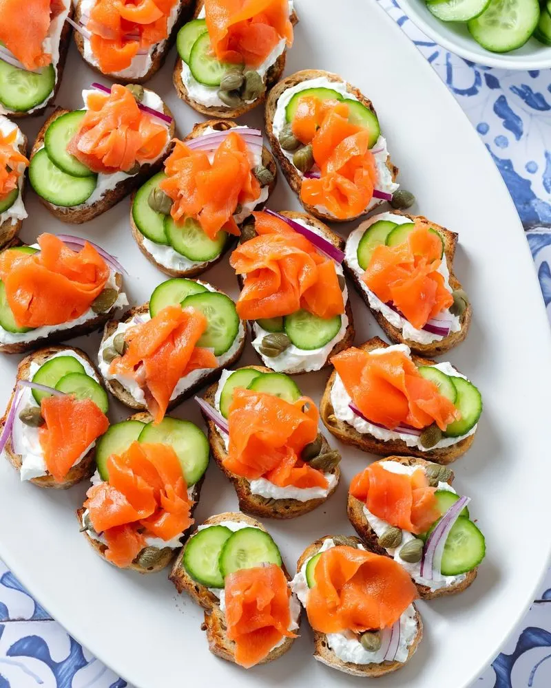 Smoked Salmon Crostini