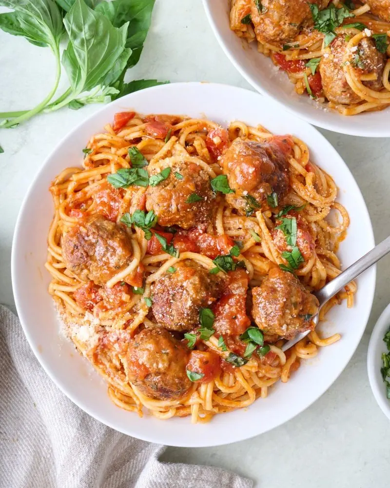 Spaghetti and Meatballs