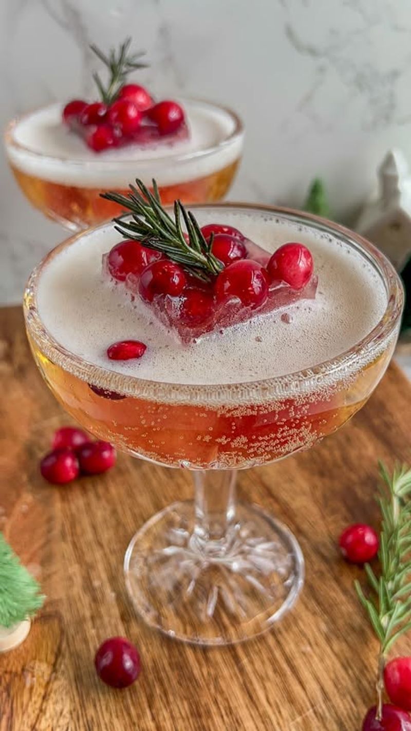 Sparkling Cranberry Mimosa