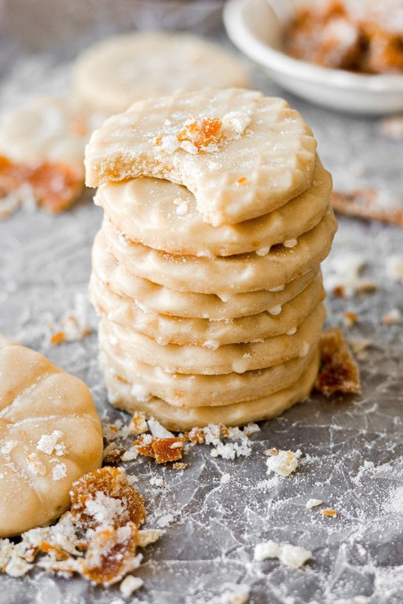 Spiced Orange Ginger Cookies