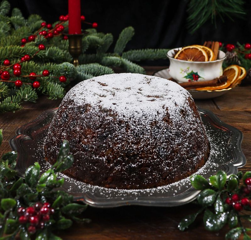 Spiced Plum Pudding