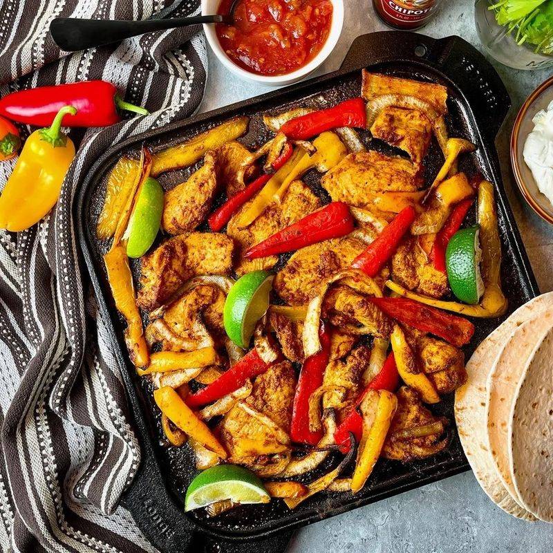 Spicy Mexican Chicken Fajitas