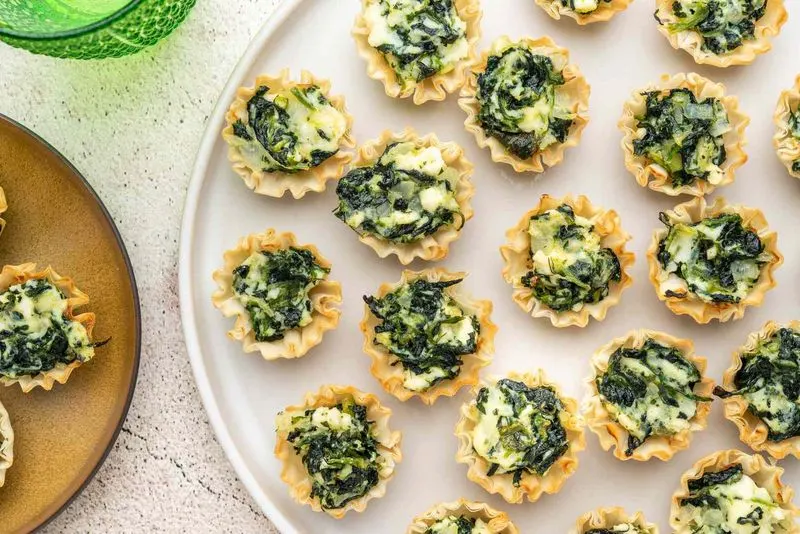 Spinach and Feta Phyllo Cups