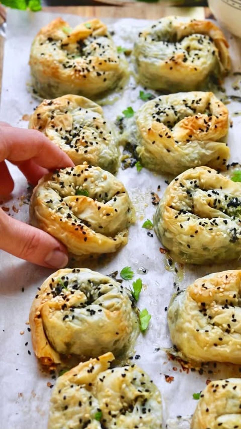 Spinach and Feta Phyllo Cups