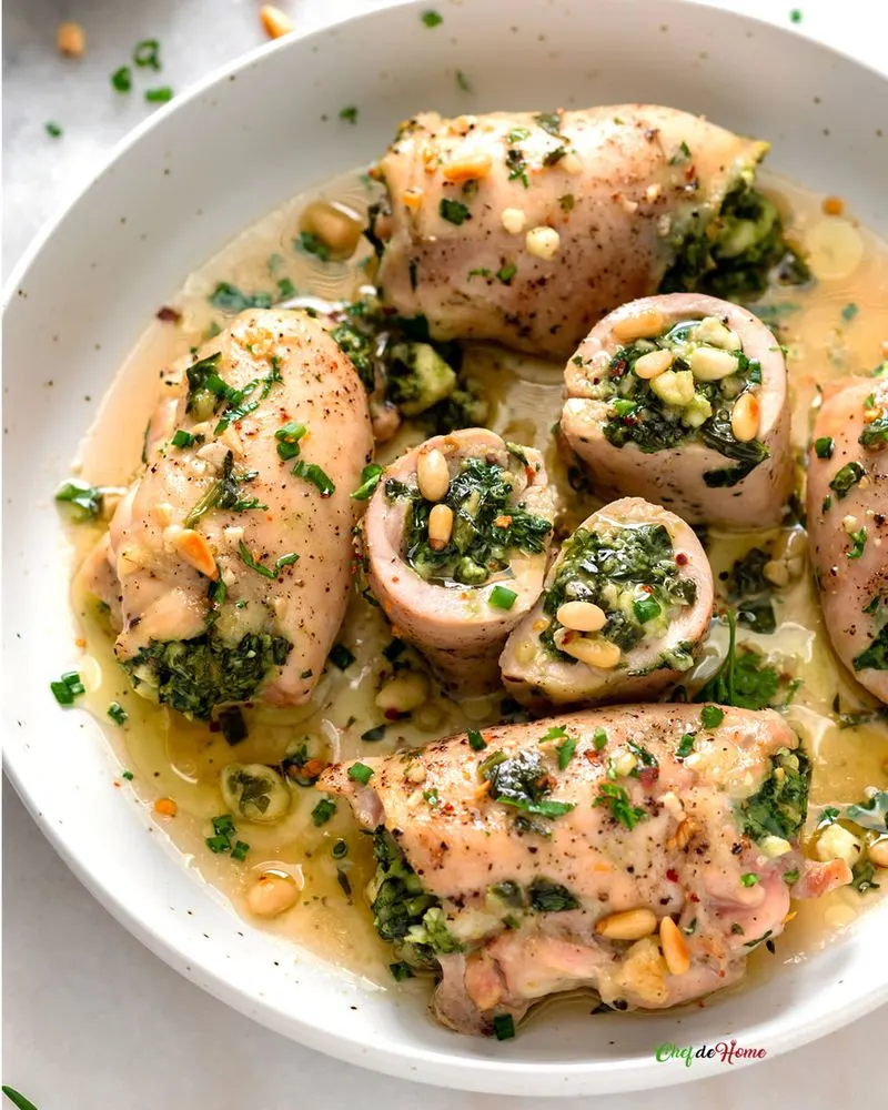 Spinach and Feta Stuffed Chicken