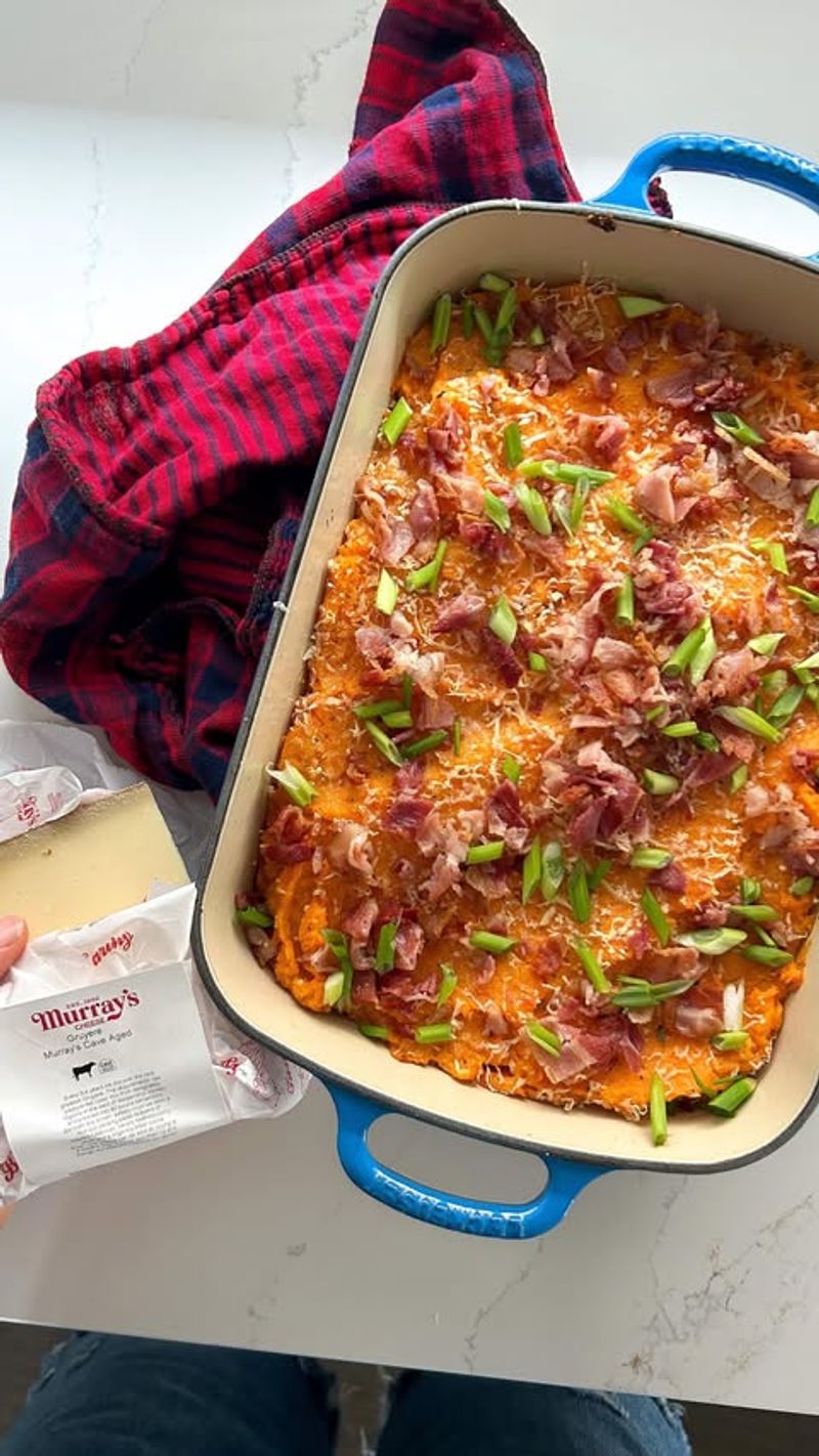 Sweet Potato and Bacon Casserole