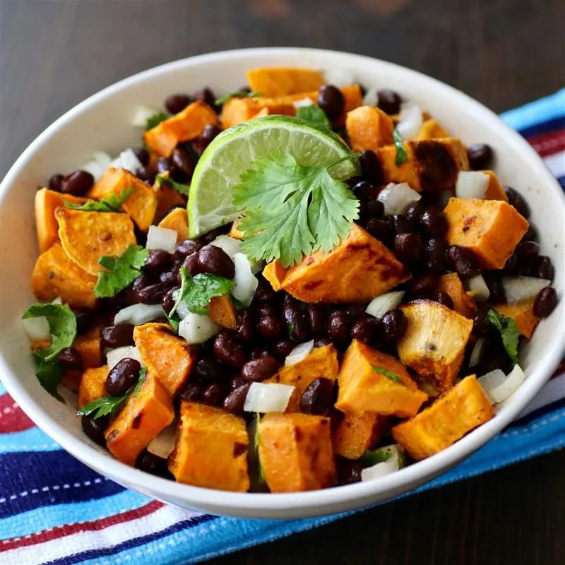 Sweet Potato and Black Bean Salad