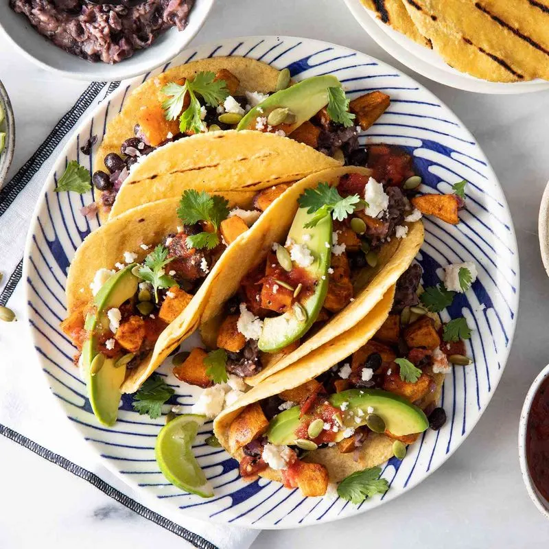 Sweet Potato and Black Bean Tacos