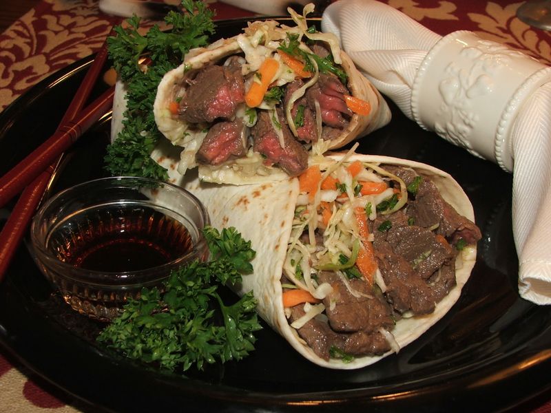 Teriyaki Beef Wrap