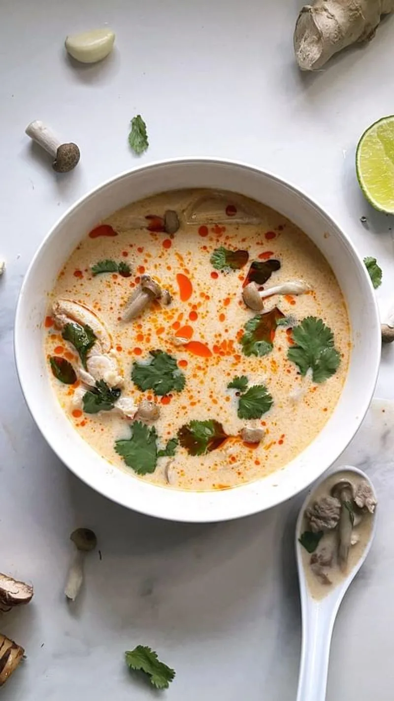 Thai Coconut Chicken Soup