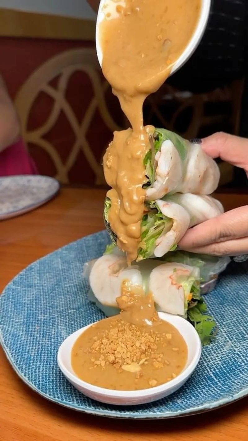 Thai Peanut Shrimp Wrap