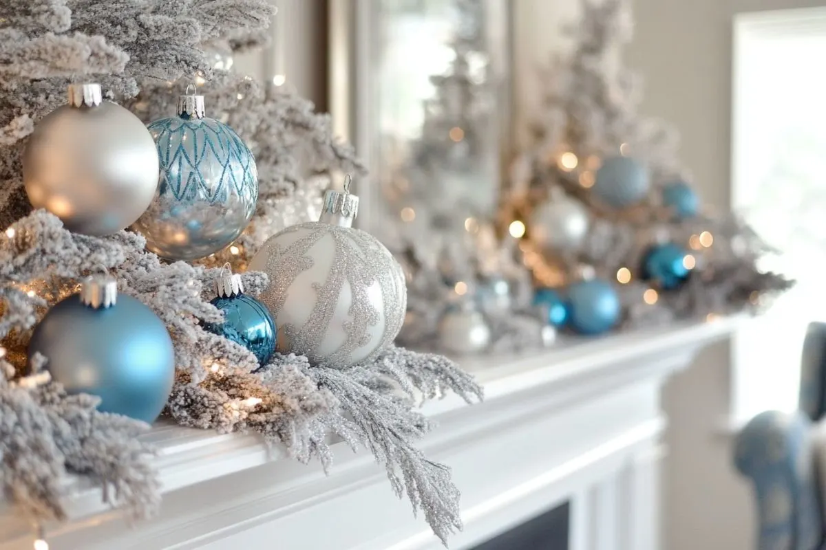 The 10 Most Glamorous Silver-and-Blue Christmas Decor Themes to Try