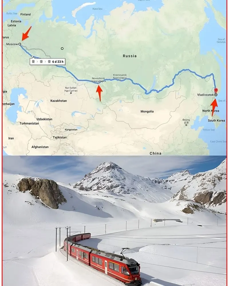 The Trans-Siberian Railway, Russia