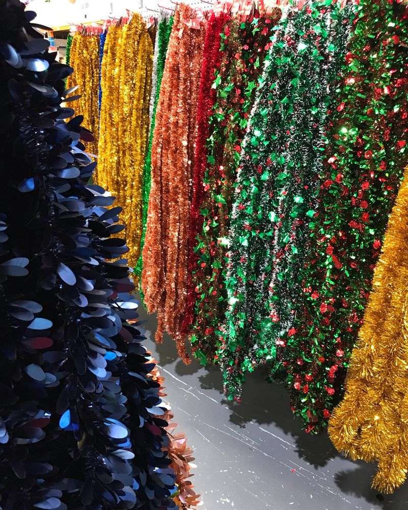 Tinsel Garlands