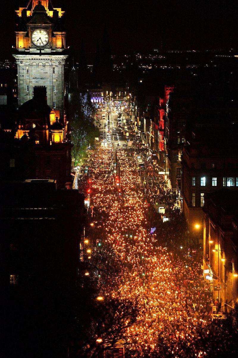 Torchlight Processions in Scotland