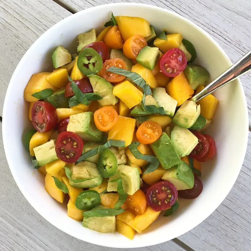 Tropical Mango Avocado Salad