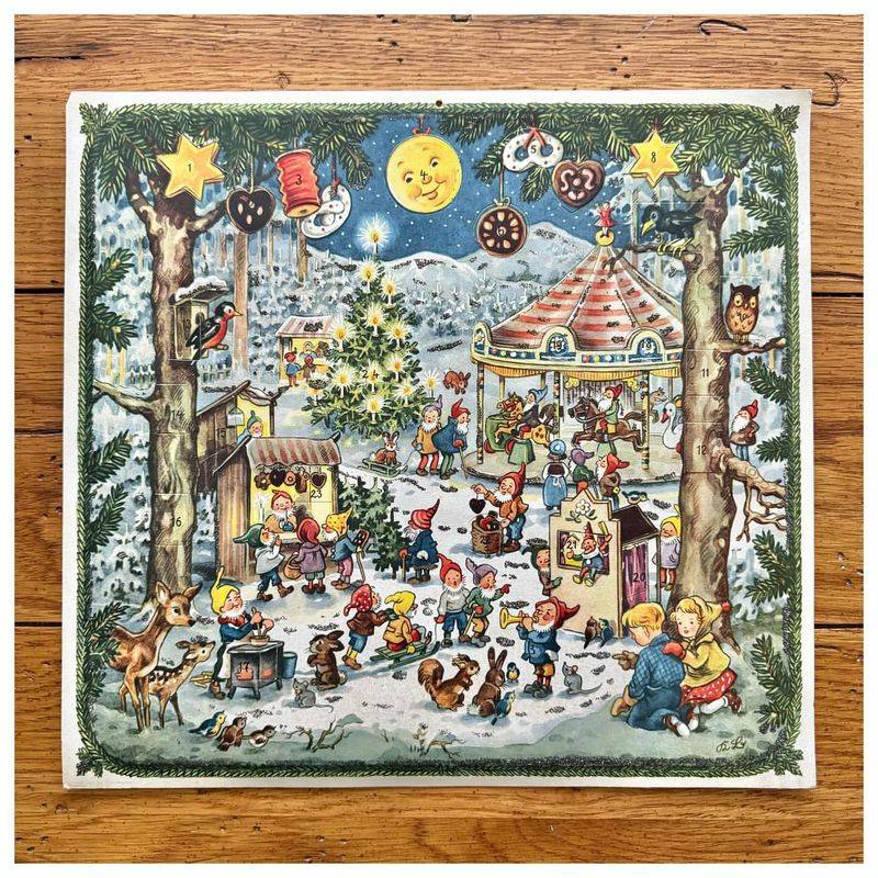 Vintage Advent Calendars