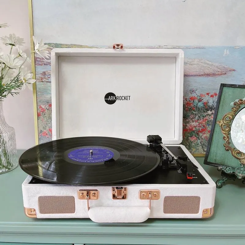 Vintage-Inspired Record Player