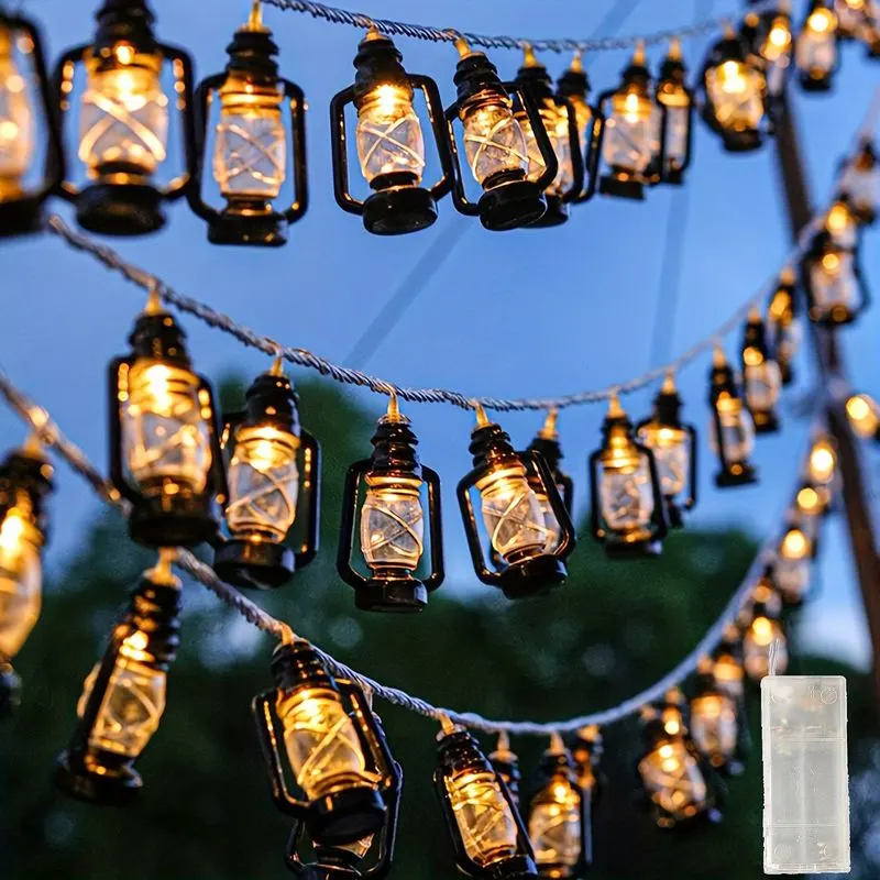 Vintage Lantern String Lights