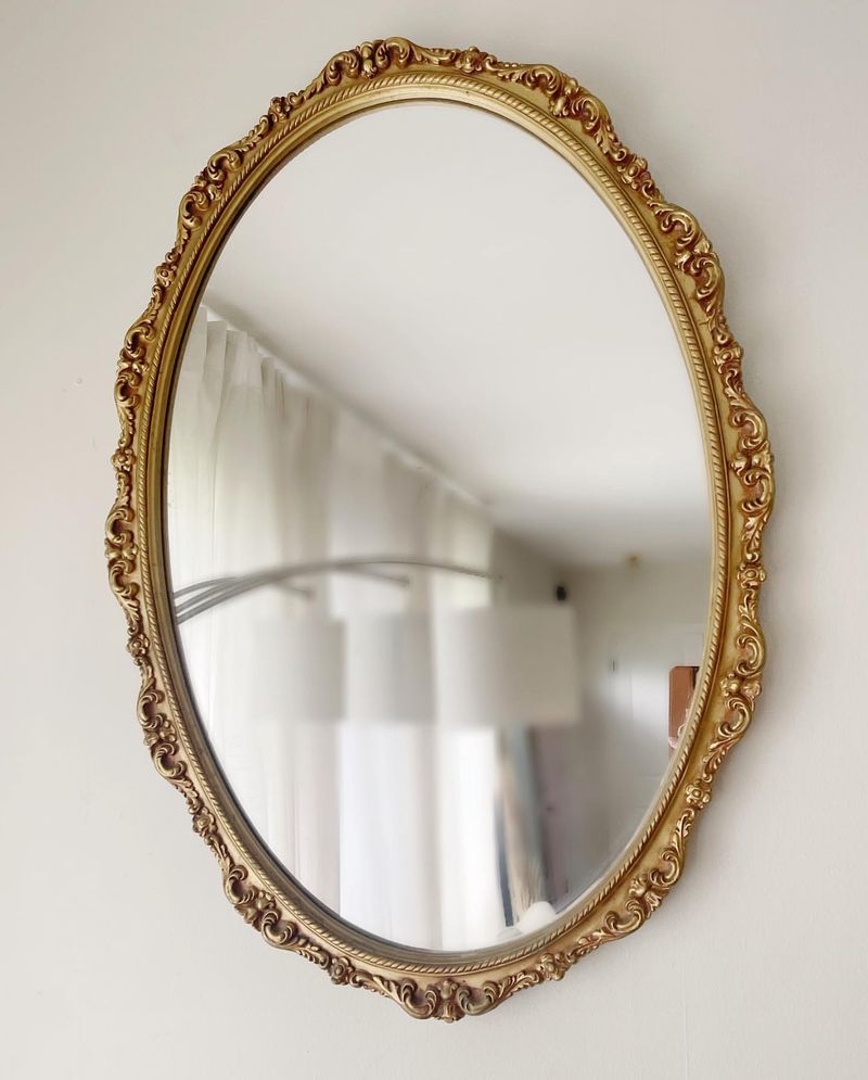 Vintage Oval Mirror