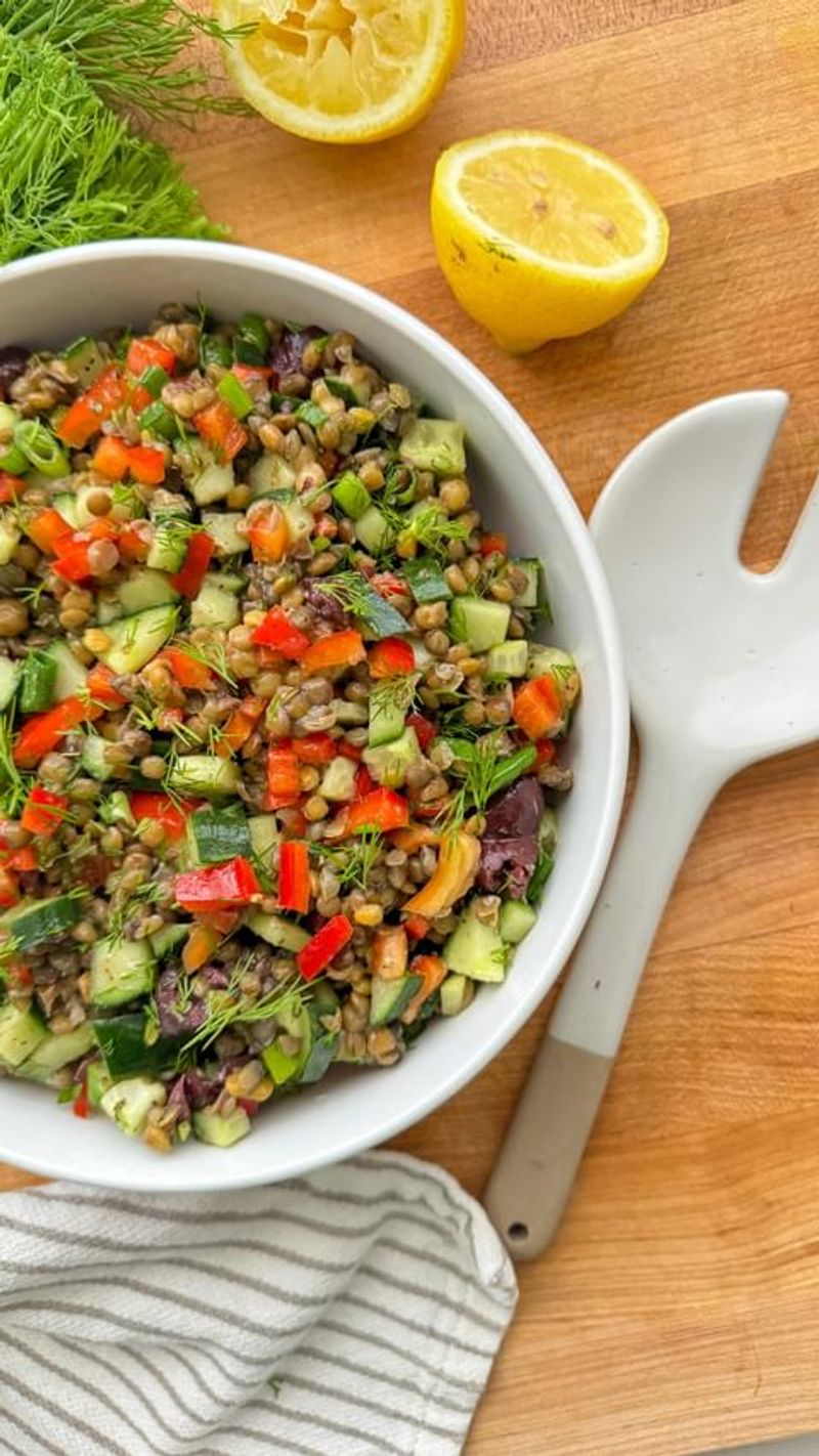 Warm Lentil Salad