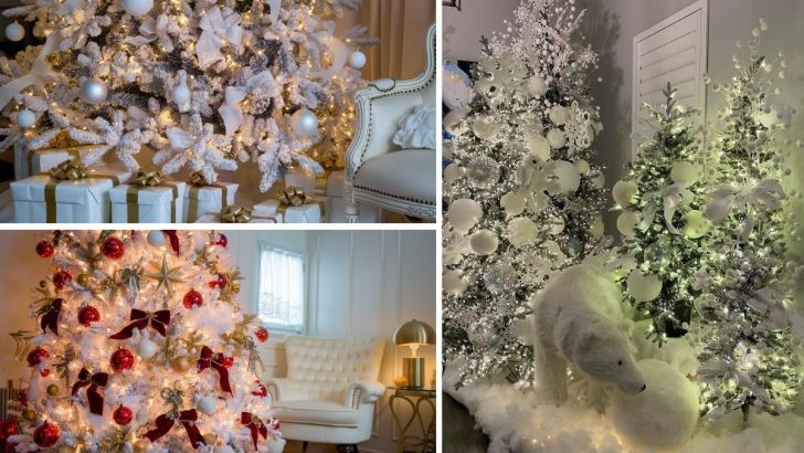 12 White Christmas Tree Looks So Magical, Even Santa Might Be Jealous