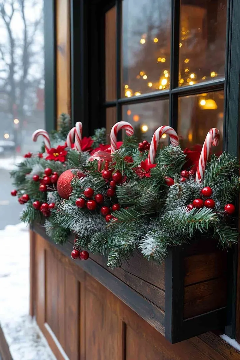 Winter Window Boxes