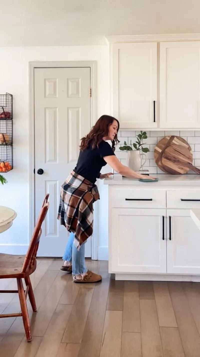 Wiping Down Counters