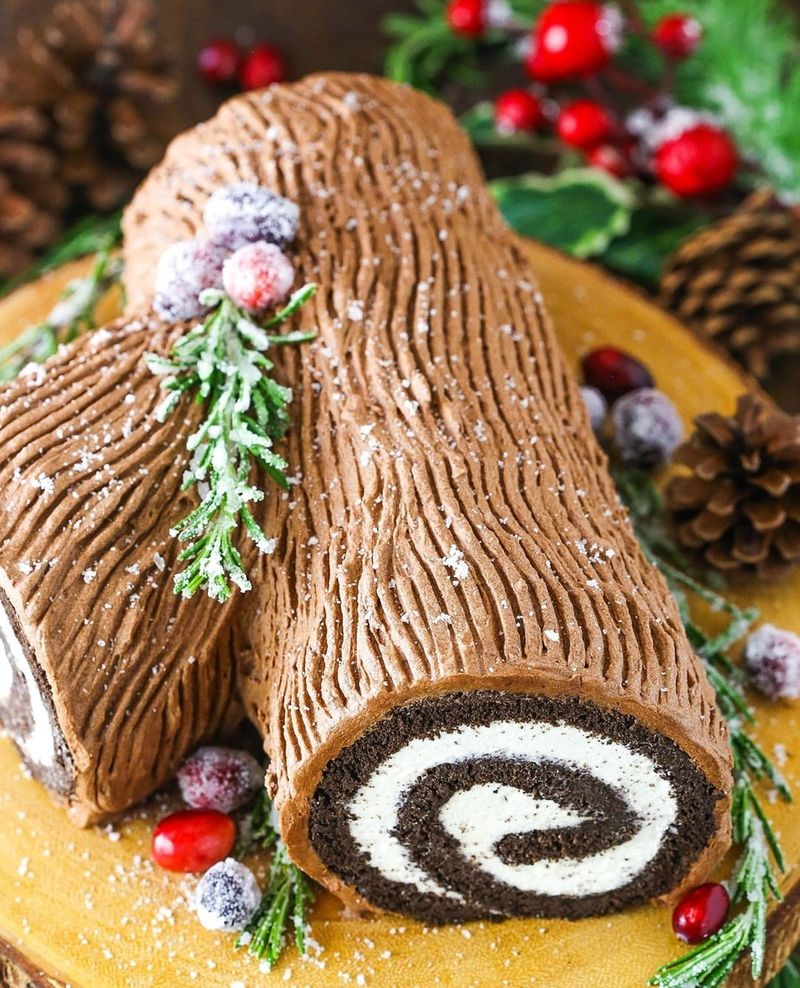 Yule Log Cake