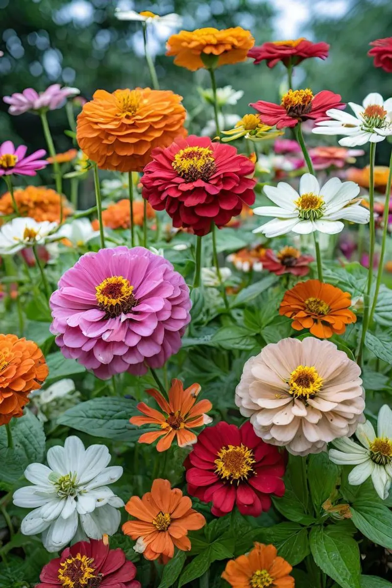 Zinnias