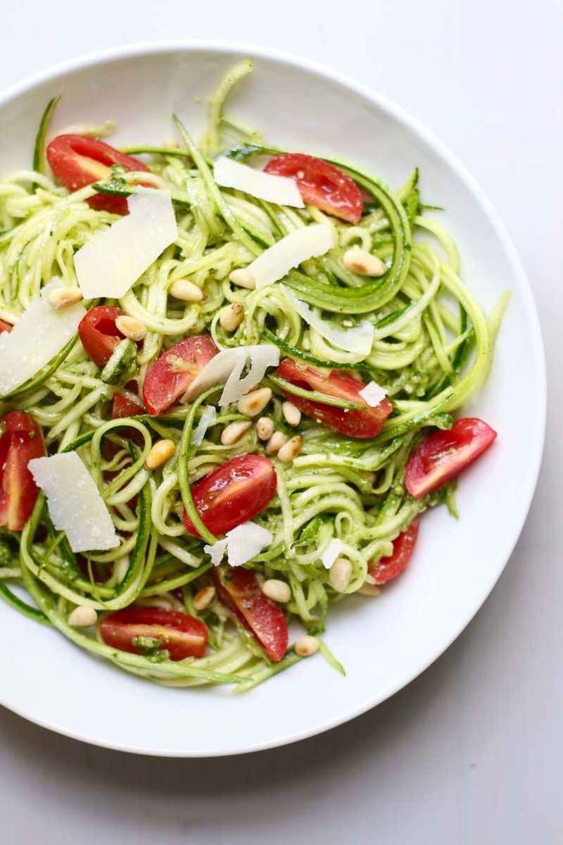 Zucchini Noodles with Pesto