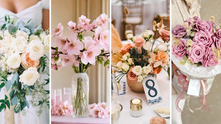 10 Romantic Flower Arrangements for Weddings and Anniversaries