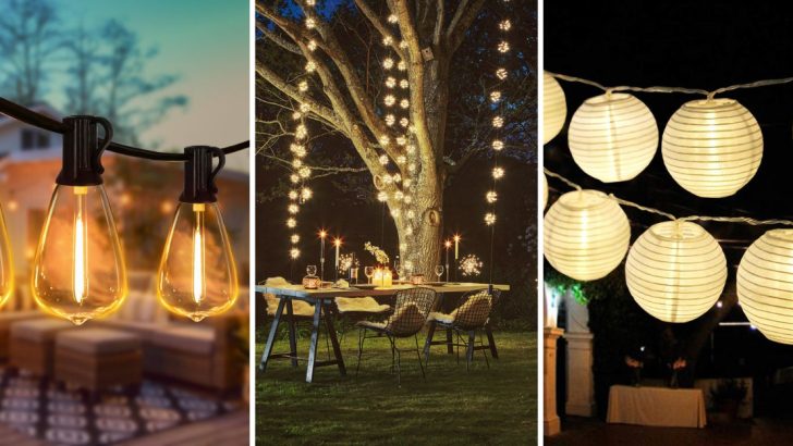 13 Backyard String Lights That Will Make Your Outdoor Space Magical