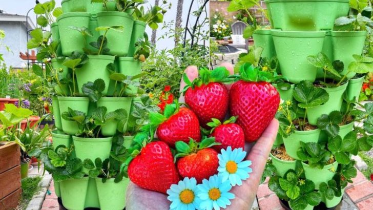 7 Ways Vertical Containers Are Perfect for Growing Strawberries