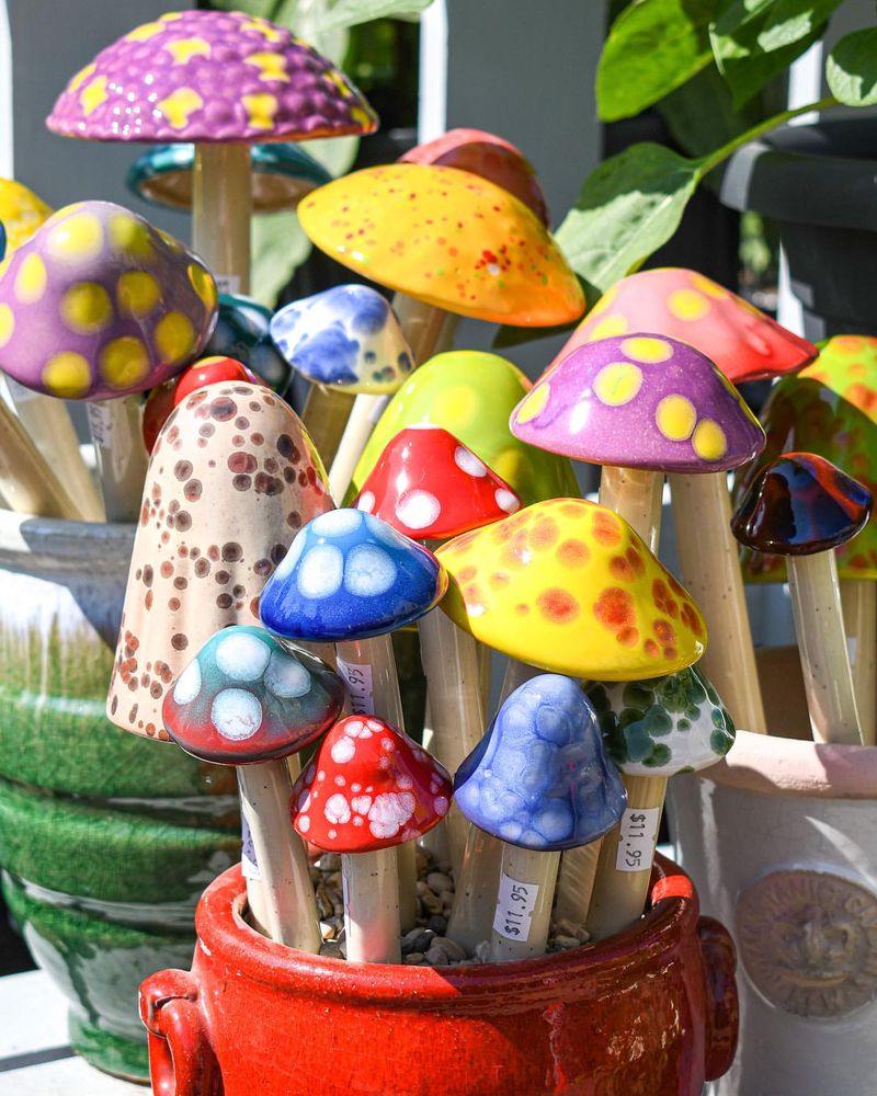 Ceramic Toadstools