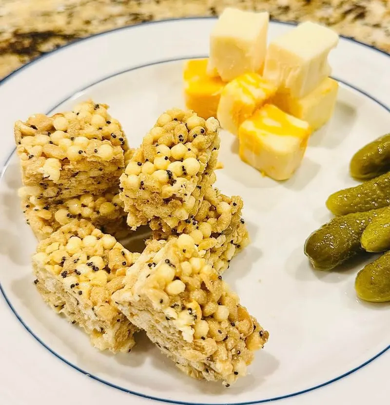 Cheese Cubes and Crackers