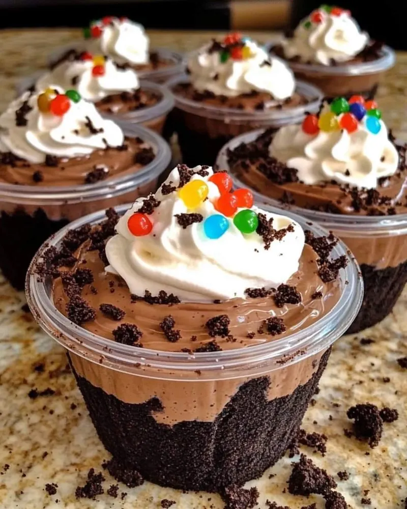 Chocolate Pudding Cups