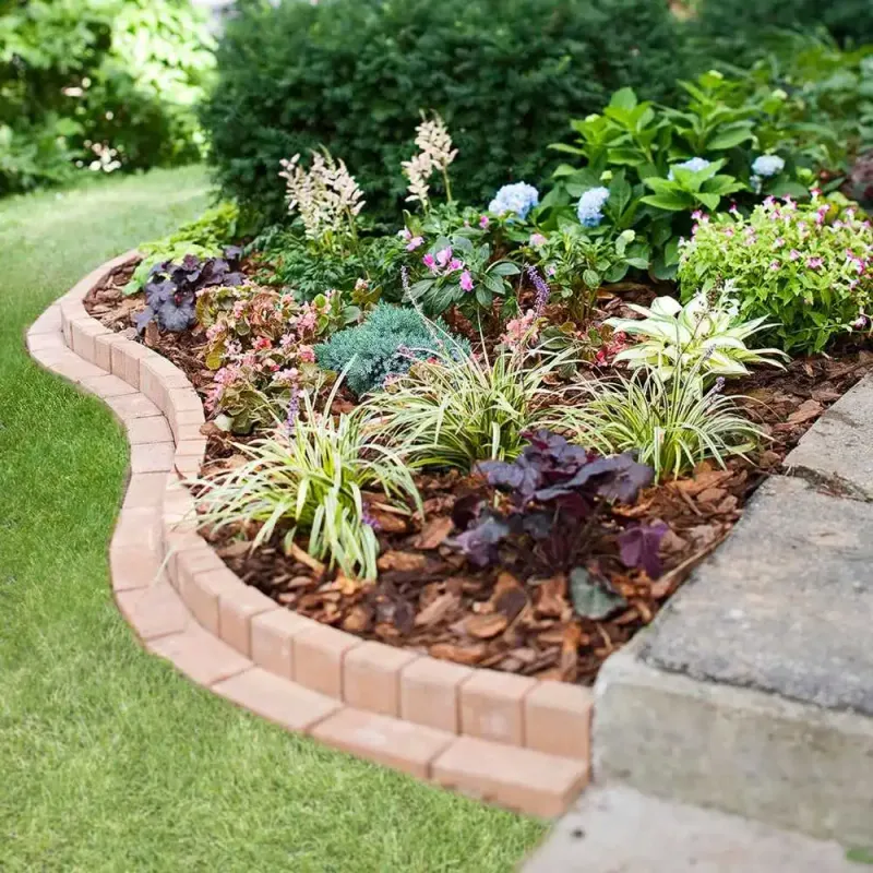 Colored Garden Edging