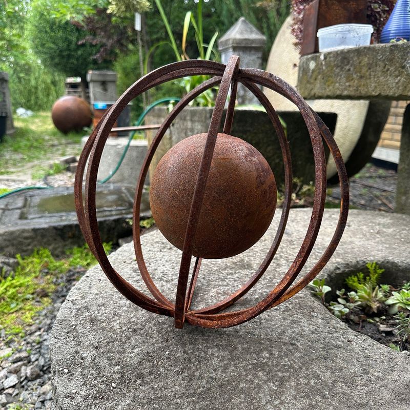 Copper Garden Spheres