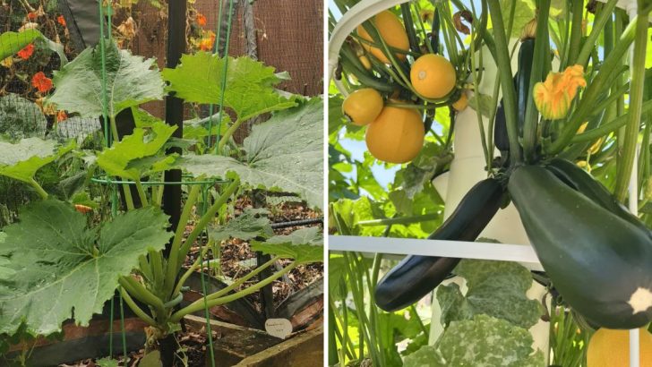 Grow Zucchini Vertically to Save Space And Boost Harvests