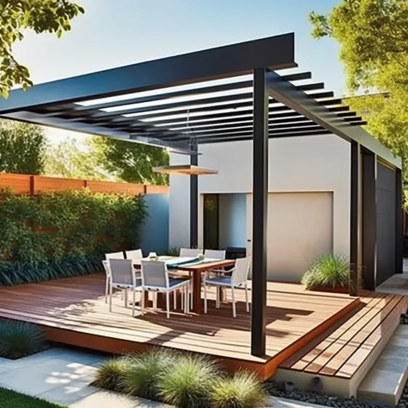 Minimalist Aluminum Pergola