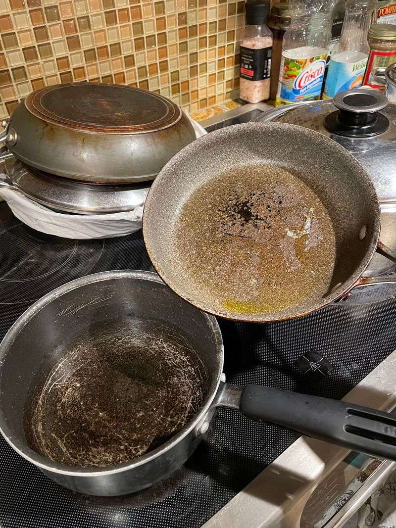 Non-stick Pans with Scratches