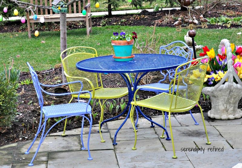 Painted Garden Furniture