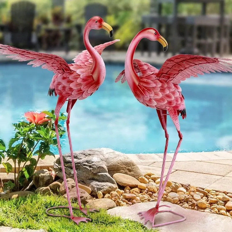 Plastic Flamingos