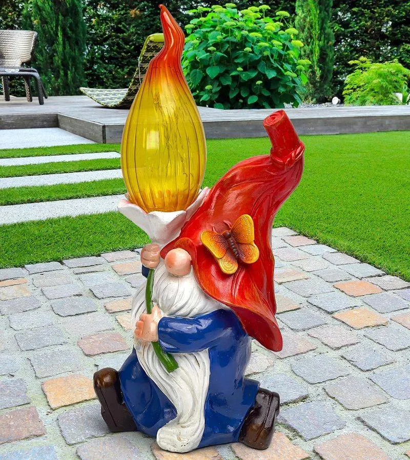 Solar-Powered Garden Gnome