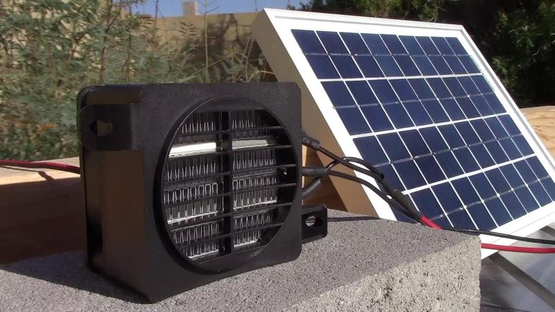 Solar-Powered Garden Heaters