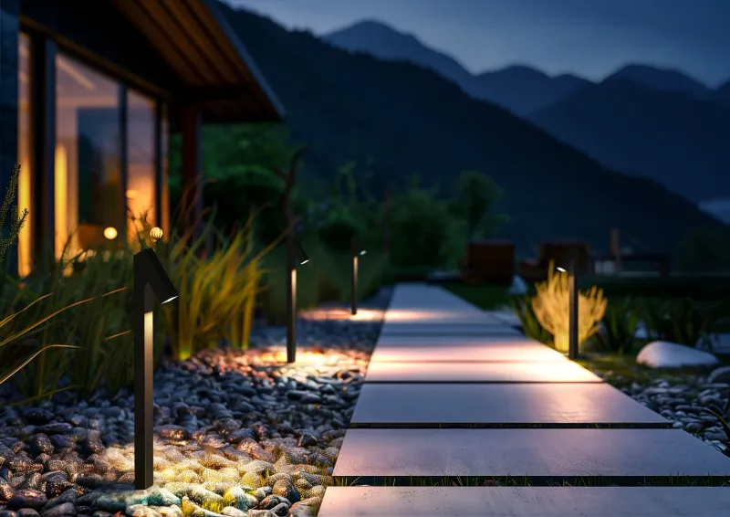 Solar-Powered Garden Lights