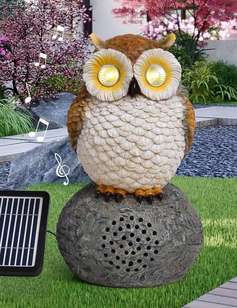 Solar-Powered Garden Speakers