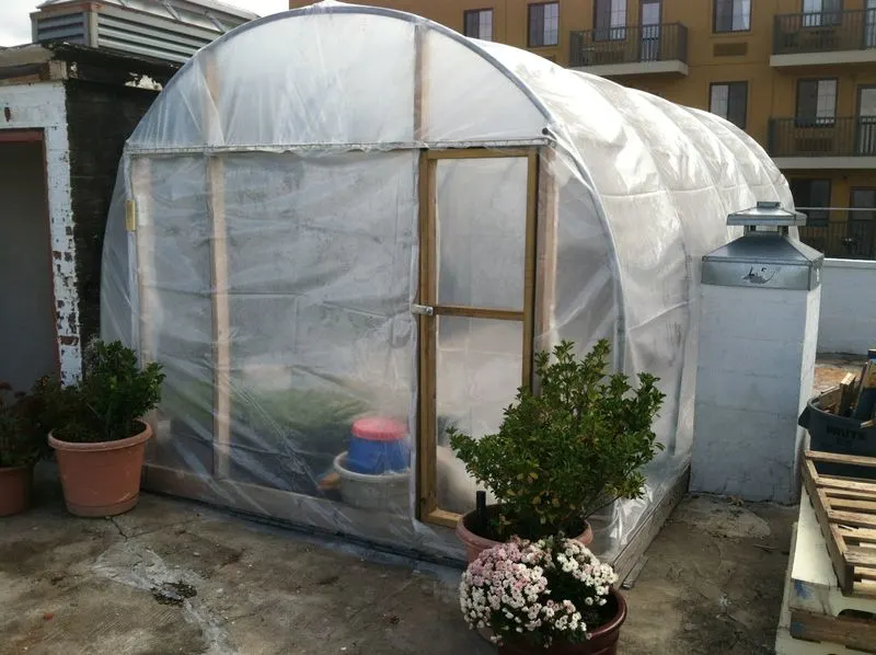 Solar-Powered Greenhouse Ventilation